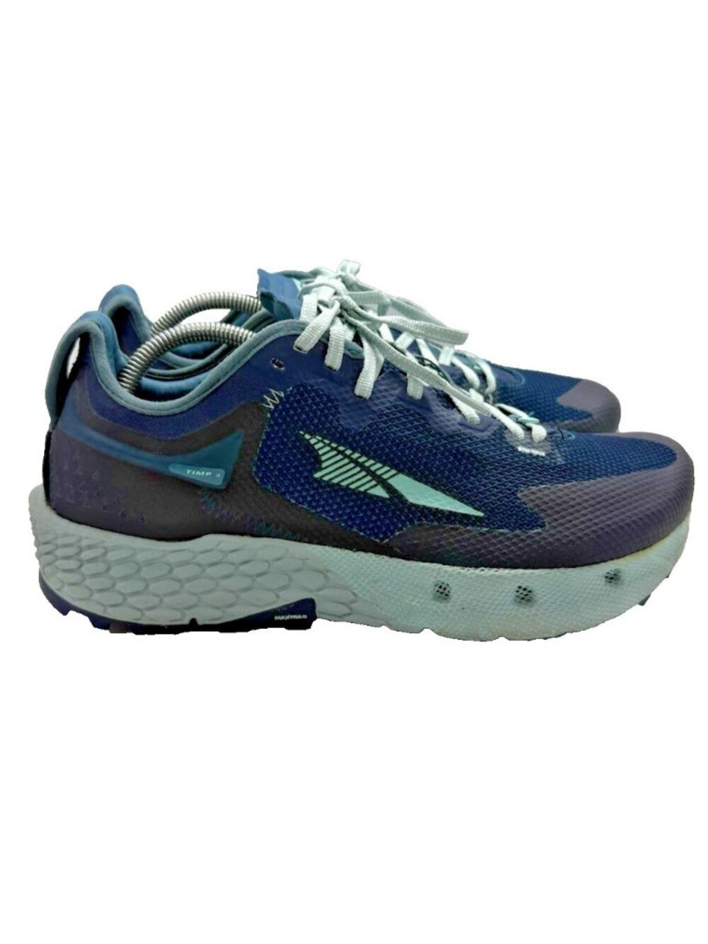 Altra Timp 4 AL0A548C302 Women 9.5 Sneakers Deep Teal Blue Trail Running Shoes